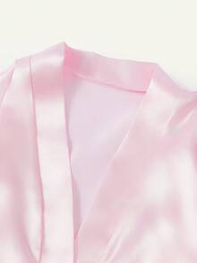 Cozy Pixies 1 Pink Girl Bathrobe Spring And Summer Breathable Nightgown - Multicolor - View 10