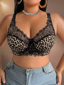 Bare Chapter Plus Size Non-Wired Bra 1 Piece - Multicolor - View 5