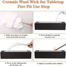 10pcs Ethanol Tabletop Fireplace Burner Cores, Suitable For Indoor/Outdoor Fireplaces, Camping, Barbecue, And Cooking - Regular - View 4
