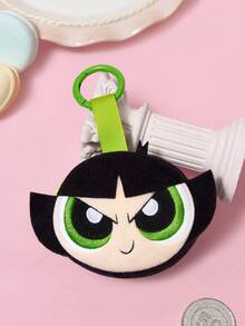 THE POWERPUFF GIRLS X SHEIN 1件可愛卡通圖案印花刺繡寵物吊帶蓬蓬裙，貓咪衣服，狗狗衣服，尺寸 XXS-XXXXL，特小號，特大號，薄紗裙，性感，俏皮，櫻桃 - 黑色 - 查看 3