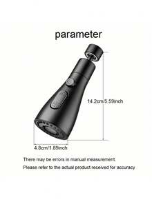 1PC Silver Aerator Multi Function Kitchen Faucet Nozzle 3 Mode Water Saving Swivel Tap Aerator For Kitchen Bathroom Sink Universal Easy Clean Finish - Multicolor - View 3