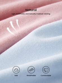 LUVLETTE Plus 2入組 透氣高腰純棉基本款女款少女風內褲三角褲套裝 - 彩色 - 查看 7