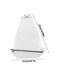 1/2 Pcs Ironing Insulated Mat Protective Cover Anti Scalding Electric Iron Base Heat Resistant Portable Pad For Home Laundry Craft Desk Holiday Gift Housewarming Party Decor Back To Season - White - View 8