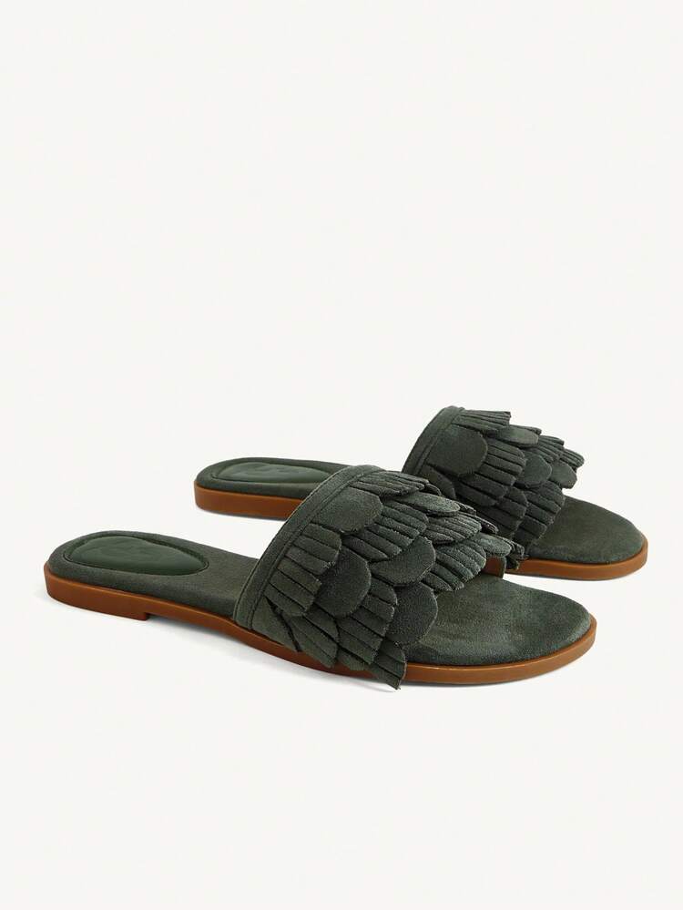 CUCCOO CHICEST Simple And Versatile Temperament Comfortable Fashion Generous Commuter Vacation Beach Flat Sandals Summer Shoes