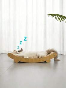 2-In-1 Cat Scratcher & Bed | Durable Scratching Post (Catnip-Free), Furniture Protector Mat | Multi-Level Cat Activity Center For Kittens & Adult Cats, Holiday Pet Gift - one-size - View 7