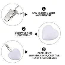A USB-Rechargeable LED Night Light-A Cute, Portable Accessory For Ladies' Handbags. This Mini Keychain Light Is The Ideal Companion For On-The-Go Use At Night. - Keychain light - View 7