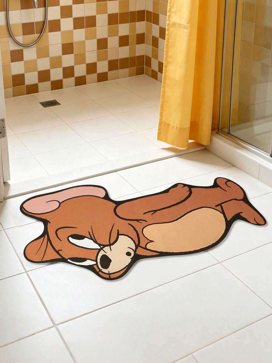 TOM & JERRY X SHEIN 1 Piece LOGO Decorative Carpet - contracted design - View 1