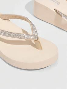 Grefit Slippers And Home Shoes Suitable For Daily Wear Vacation Shoes Summer Spring Shoes Spring Break Easter For Casual Beach Style For Christmas Beach Shoes Summer Shoes - Apricot - View 5