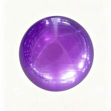 1pc Purple PVC Yoga Ball, Durable Fitness & Pilates Balance Ball For Weight Loss And Core Strength Training, Suitable For Home Workout, Paired With Yoga, Stretching And Flexibility Exercises, Pump Sold Separatelyc - Purple - View 10