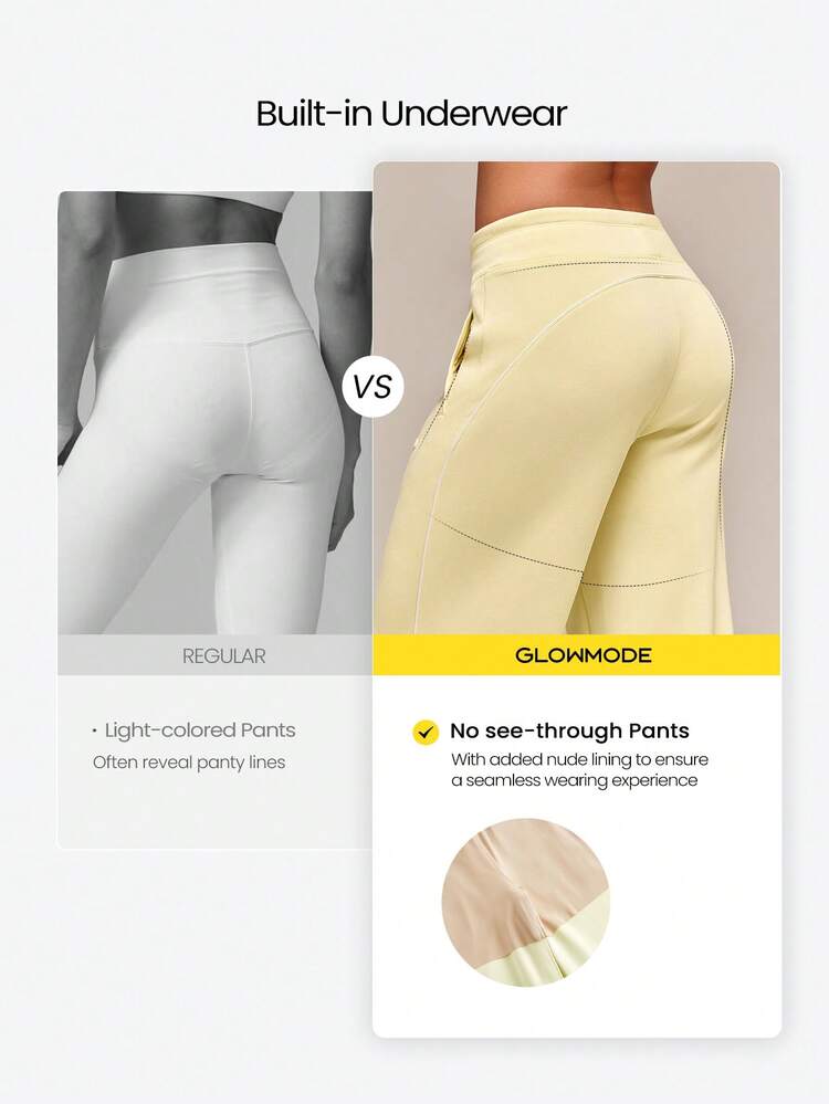 31" SoftSerene Modal Glow Easy Relaxed Fit Adjustable Drawstring Lounge Pants With Built-In Underwear Side Pockets Daily Casual Wear