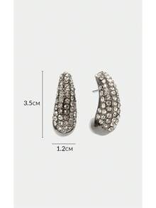 Noxbound A Pair Of Fashionable And Beautiful Light Luxury Punk Goth Earrings - black nickel - View 7
