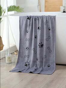Super Soft Microfiber Dog Drying Towel, Quick Absorbent Bath Towel For Pet Grooming, Suitable For Small And Medium Dogs - multicolor - View 9