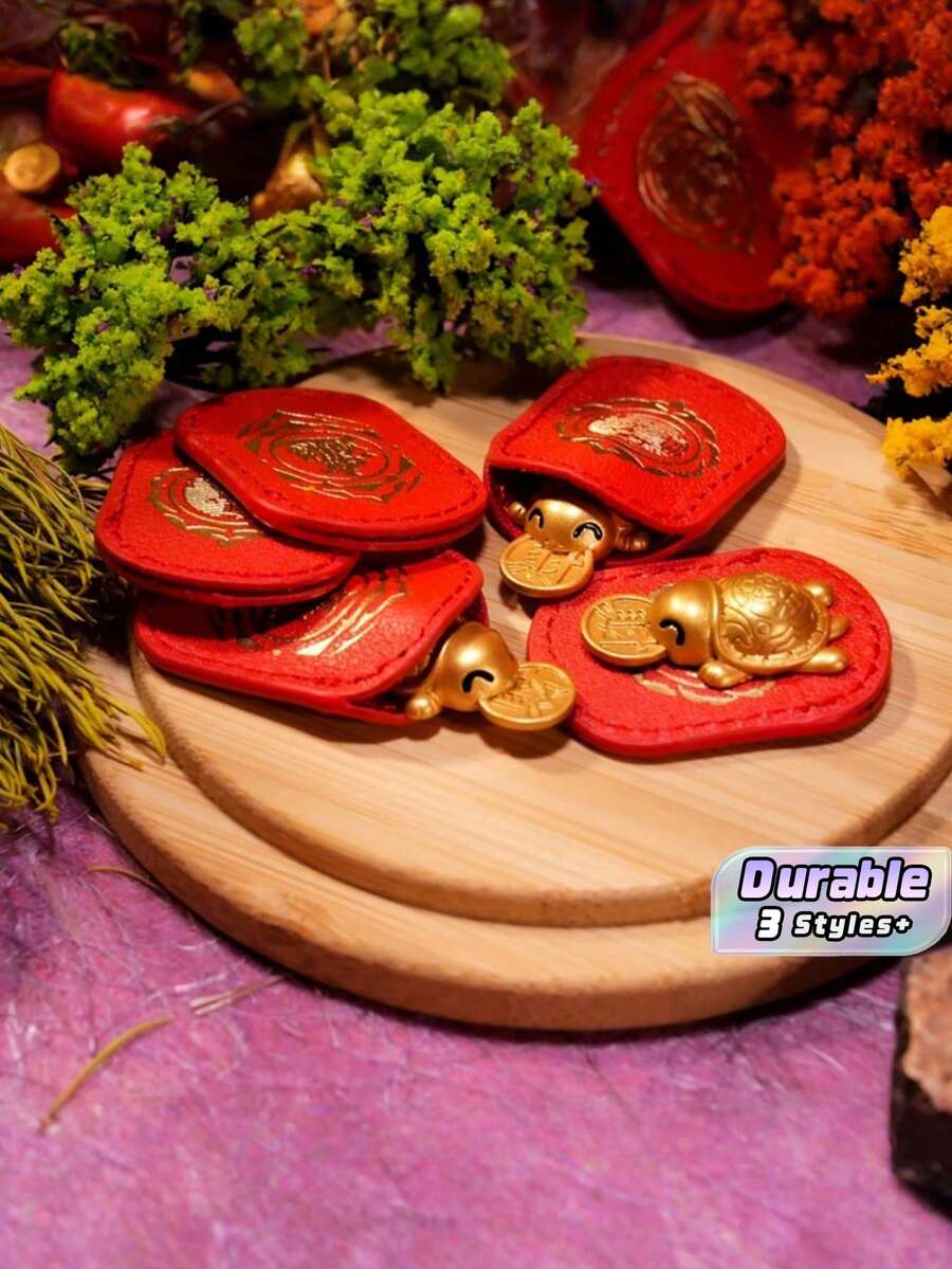 Ornamen Kura-kura Penarik Kekayaan Feng Shui dengan Koin di Mulutnya - Melambangkan Umur Panjang dan Kestabilan Keuangan. - MultiWarna - View 1