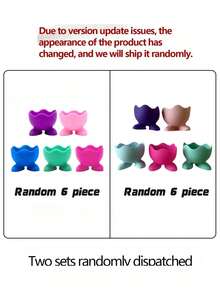 Colorful Silicone Egg Holders, Suitable For Boiled Or Soft Boiled Eggs - Multi-Color Packaging, Fits Individual Eggs With Stands - Dishwasher , Easy To Clean - Breakfast, Brunch, Morning Kitchen Gadget Tool - Multicolor - View 18