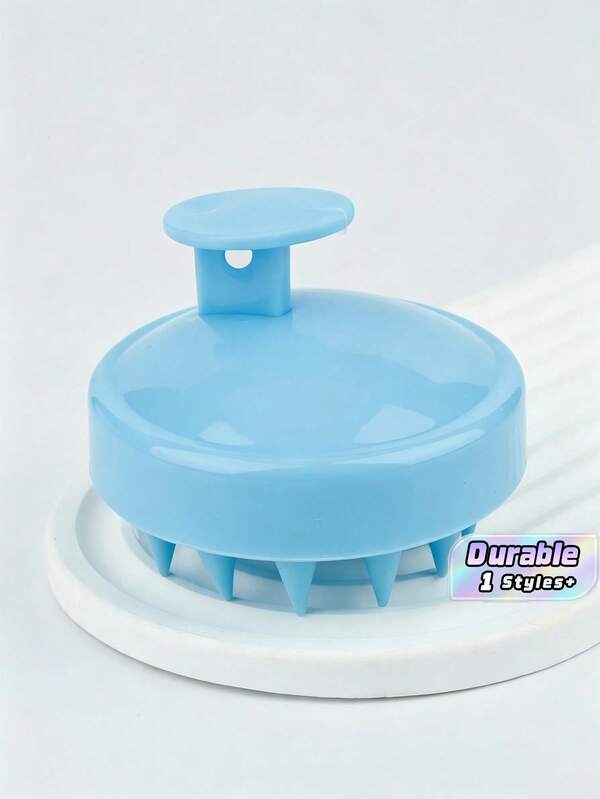 1 Massage Shampoo Brush, Head Massage Brush, Shampoo Comb, Silicone Shampoo Brush, Cleaning And Bath Comb, Hair Styling Tool.