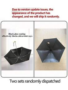 1pc Mini Travel Umbrella, Foldable Umbrella, Outdoor Portable Sunshade Umbrella, UV Protection Sunshade Umbrella, With Storage Bag, Sun Protection,Essential For Travel, Suitable For Outdoor, Travel, Summer Sun Protection, Windproof And Waterproof - Multicolor - View 10