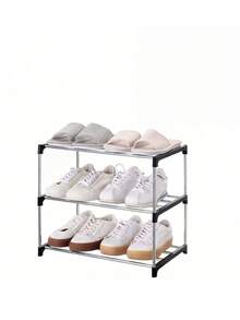 3-Tier / 4-Tier Stackable Small Shoe Rack, Saves Entryway, Hallway, And Closet Space. Ideal For Both Shoe Storage And Organization. - Multicolor - View 4