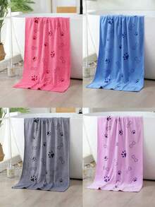 Super Soft Microfiber Dog Drying Towel, Quick Absorbent Bath Towel For Pet Grooming, Suitable For Small And Medium Dogs - multicolor - View 15