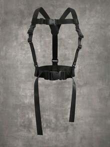 ROMWE Grunge Punk Khóa phát hành Thắt lưng Harness Gợi cảm - màu đen - Xem 5
