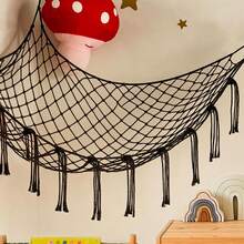 Plush Toy Storage Net | Bohemian-Style Woven Plush Toy Hammock | Hanging Toy Storage Rack For Bedrooms - Multicolor - View 2