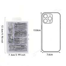 Bộ 140-280 đinh phần cứng, đinh treo tranh, đinh gỗ, đinh tường có hộp đựng, 6 kích cỡ, đinh thép - Nhiều màu - Xem 3
