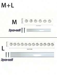 1 Piece Of Necklace Stand With Hook, Acrylic Necklace Storage Rack Wall-Mounted, For Hanging Necklaces, Jewelry, Bracelets, Bangles And Rings, The Best Gift For Girls And Ladies. - Clear - View 5