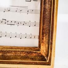 Cirelle 1pc Vintage Double Picture Frame - Folding Arch Photo Frame With Distressed Gold Finish, Retro Resin Art Display Ornaments For Tabletop, Antique French Country Home Decor - gold - View 11