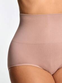 SHAPORA Women's Solid Color Fashion Shapewear, Suitable For Summer - Mocha Brown - View 7