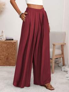 Women Pants - 波爾多 - 查看 6