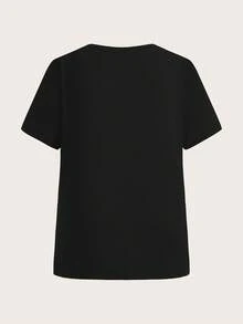 SHEIN EZwear 多色大尺碼純色套裝 2件短袖 + 2件及膝長褲 4件組 - 彩色 - 查看 6