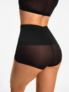 SHAPORA Women's Crop Top & Skirt & Body Shaper Set - Black - View 4