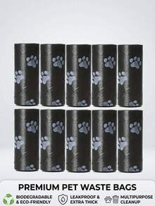 PETSIN 300個/20捲加厚狗便便袋，防漏寵物廢物袋，適合戶外遛狗使用（包含20/10/1容量的所有規格） - 查看 13