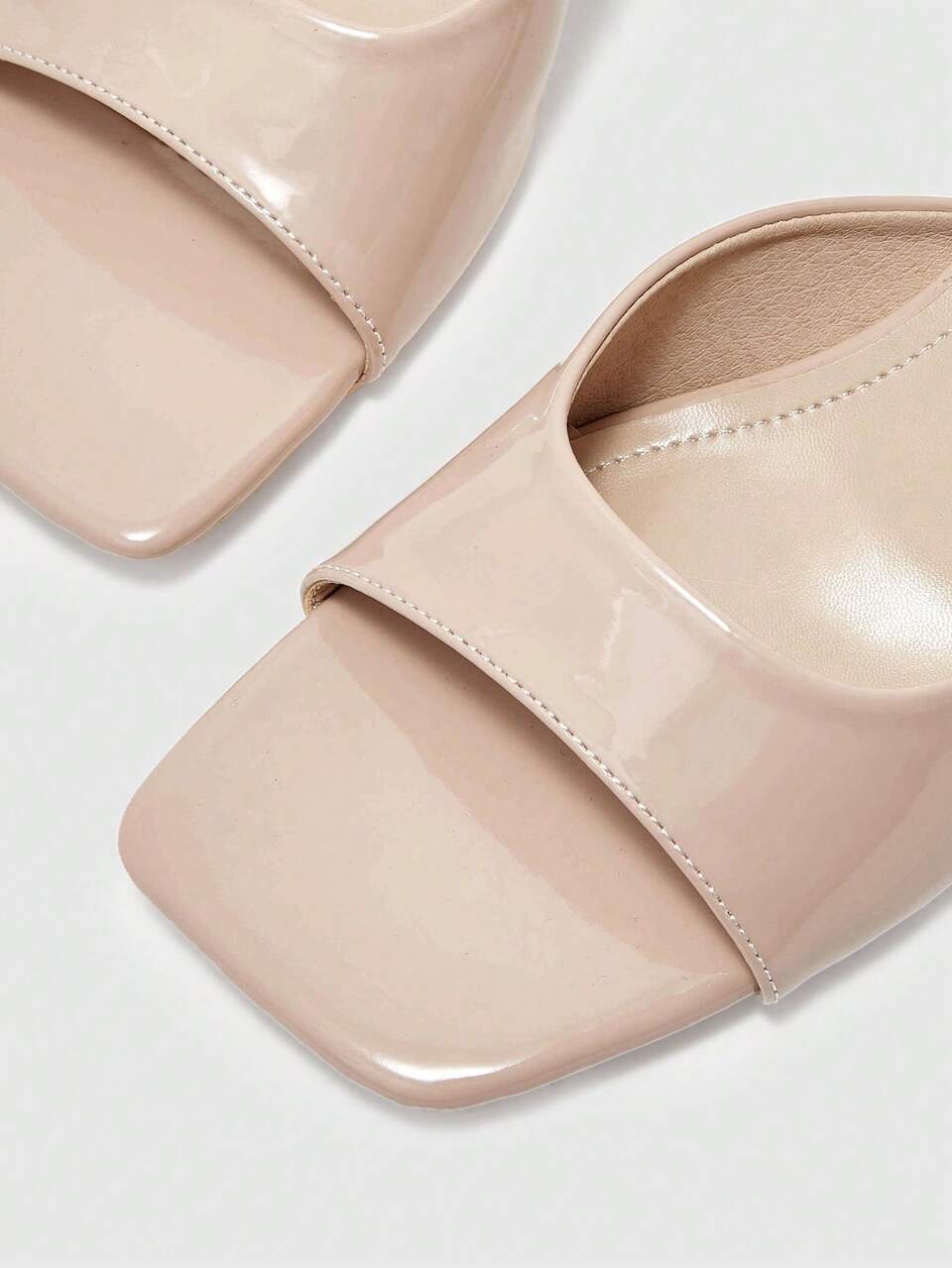 CUCCOO BIZCHIC Women Shoes Spring And Summer New Apricot Ankle Strap Open Toe Medium High Heel Sandals Simple Fashion Comfortable Versatile Commuter Sandals