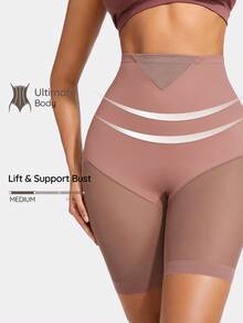 SHAPORA Bawahan Korset Wanita - Dusty Pink - View 1