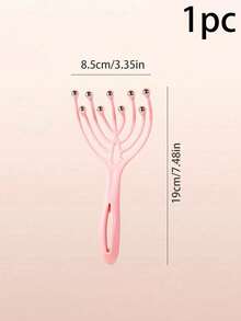 1pc 9-Claw Head Massager, Manual Scalp Massage Claw, Hair Brush, Suitable For Stress Relief, Pressure Reduction, Itching Relief, Self-Care Essential, Multi-Functional Manual Massage Tool, Home Decor, Gift For Women And Men - 9 Claw Head Massage Comb - View 21