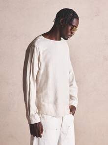 Musero Loose Fitted Striped Long Sleeve Linen Shirt Spring Summer Essentials Co-Ord Shirt Only - Multicolor - View 4