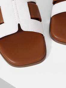 MOTF PREMIUM WOMEN'S COMFORTABLE MINIMALIST CASUAL FLAT SANDALS FOR CHRISTMAS SPRING SHOES SUMMER - White brown - View 8