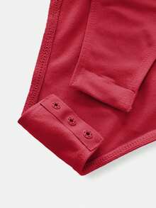SHEIN BASICS 3件組女款休閒性感純色針織細肩帶連身衣，適合夜店、夜生活、夏季，紅色、白色、黑色 - 彩色 - 查看 3