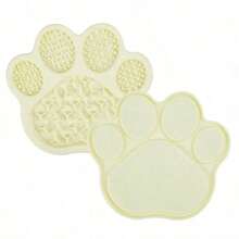 PETSIN Tazón para mascotas, tazón de silicona para mascotas, tapete de comida lenta para mascotas, tapete para lamer para mascotas, tazón para perros, tazón para gatos, tazón de comida para perros, tazón de mascotas de dibujos animados, tazón de agua para mascotas, tazón para mascotas 2 en 1 - 100ml - Ver 18