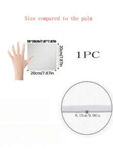 Unbreakable Acrylic Rounded Corner Full Length Wall Mirrors, Shatter-Proof, Suitable For Bedroom, Home Gym, Bathroom (Comes With Double-Sided Tape), Best Gifts For Birthday Graduation, Home Decor, Back To School Room Decor & School Supplies - size - View 11