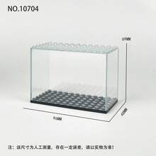 MINKOJA 亚克力展示盒，适用于可动人偶，透明收纳盒，哑光黑底座，防尘保护，适用于收藏人偶、合金模型展示，T13，T13可动人偶，T13可动人偶，人偶 - 彩色 - 查看 11