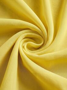 Zestiva 女士夏季性感沙滩度假纯色多层荷叶边露背系带连体衣 - 黃色 - 查看 5
