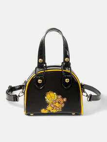 GARFIELD | SHEIN Bolso de mano de mujer con estampado de gato lindo y de moda - Garfield-2 - Ver 7