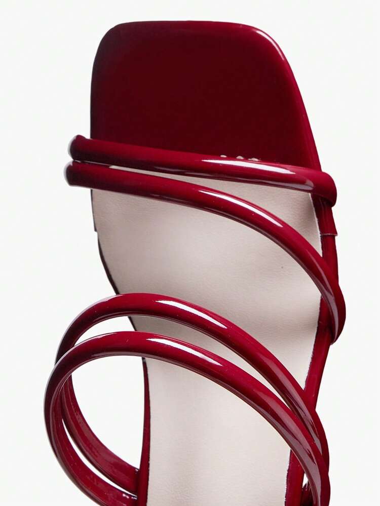 Eladyva French Fairy Style Women Summer Sandals - Red - View 8