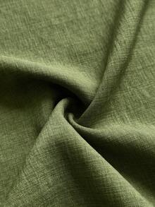Maweii Plus Size Women's New Green Ruched Neckline Sleeveless Dress, Loose Fit, Draping Fabric, Long Asymmetric Hem, Pocket Design, Casual Dress, Daily Wear Vibe, Slouchy Elegant, Summer Loose Slimming Draping Elegant Long Sleeveless Casual Dress - Green - View 7