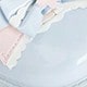 藍色星星花邊