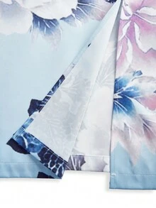 Irokai 女款花卉印花休閒日常浴袍 - 彩色 - 查看 4
