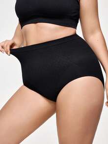 SHAPORA Pantis Modeladoras Sin Costuras De Talla Grande - Negro - Ver 4