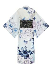 Irokai 女款花卉印花休閒日常浴袍 - 彩色 - 查看 2