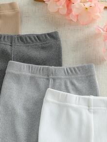 SHEIN 男嬰純色休閒百搭日常外出長褲 5件/組 - 彩色 - 查看 5